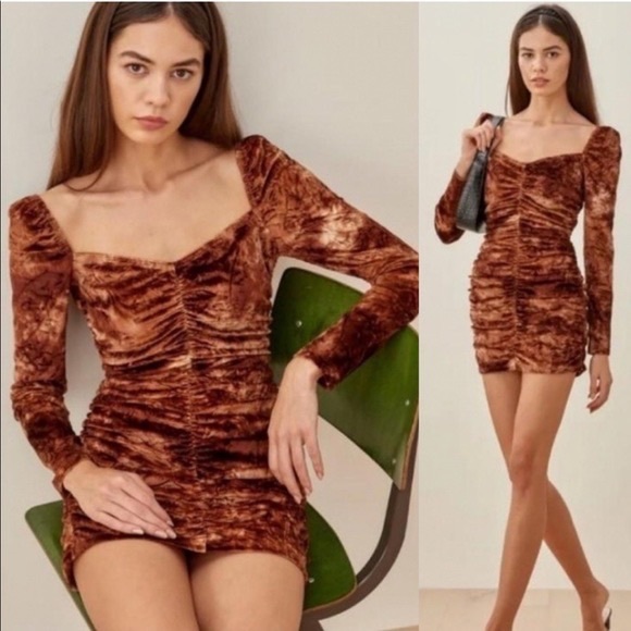 NWT Reformation Heath Bodycon Dress - Picture 1 of 4